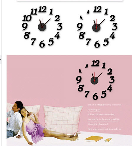 Đồng hồ số đen 1